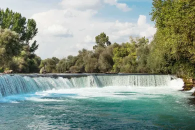 Wasserwalze im Fluss