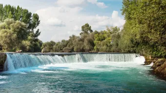 Wasserwalze im Fluss